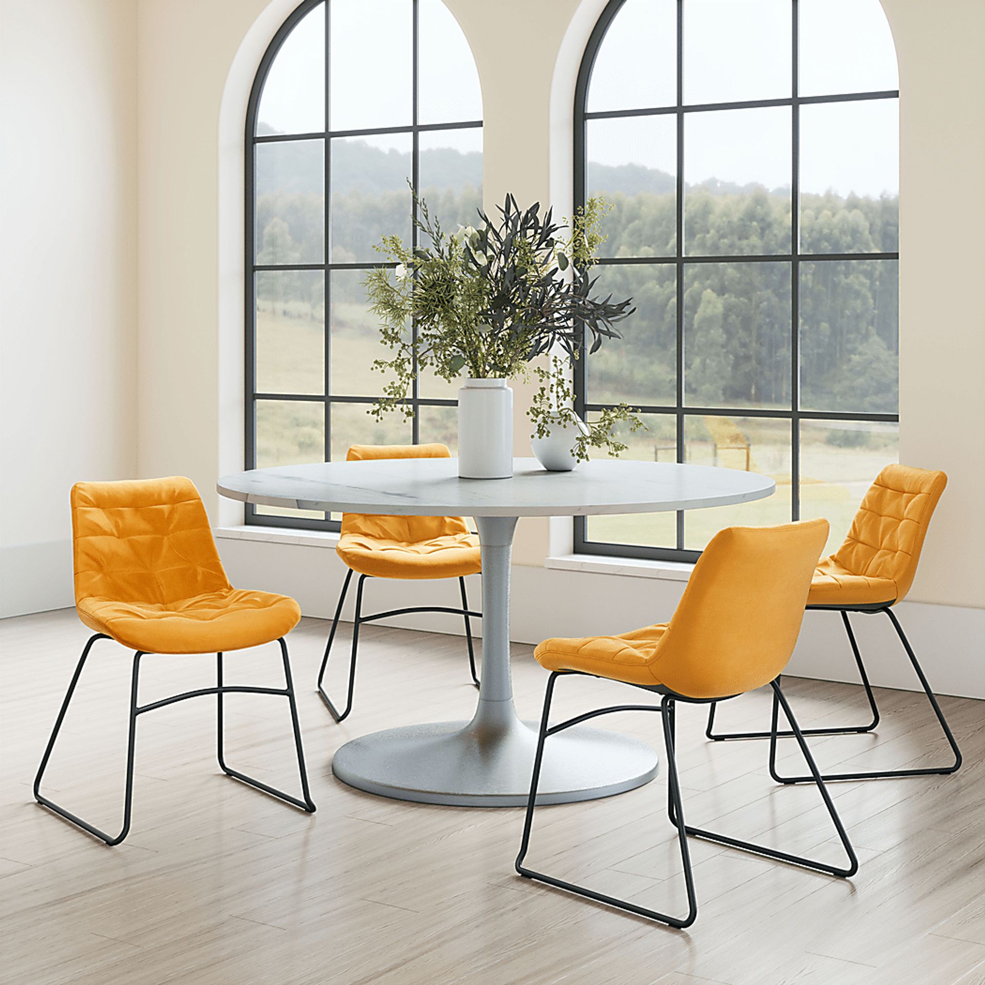 Bluffside Orange Dining Chair, Set of 2 - Image 3