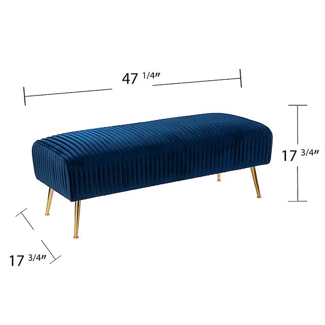 Bluffstone Blue Accent Bench - Thumbnail - Image 6