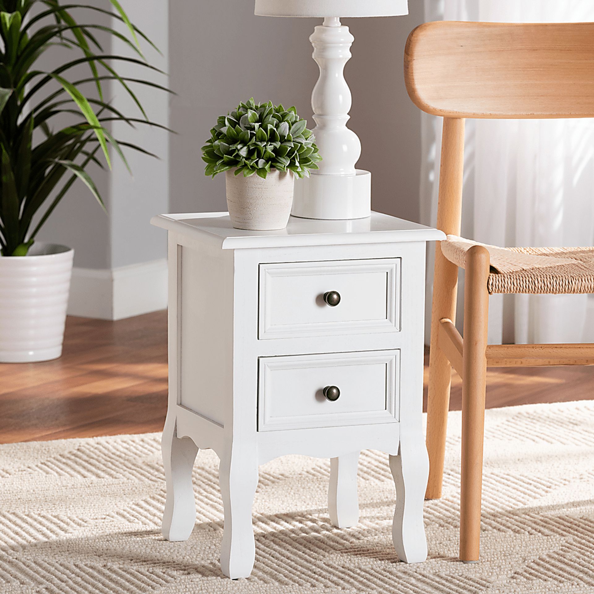 Bluitt White Nightstand - Image 8