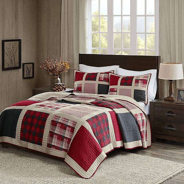 Blumentritt Red 3 Pc King/California King Quilt Set - Thumbnail - Image 2
