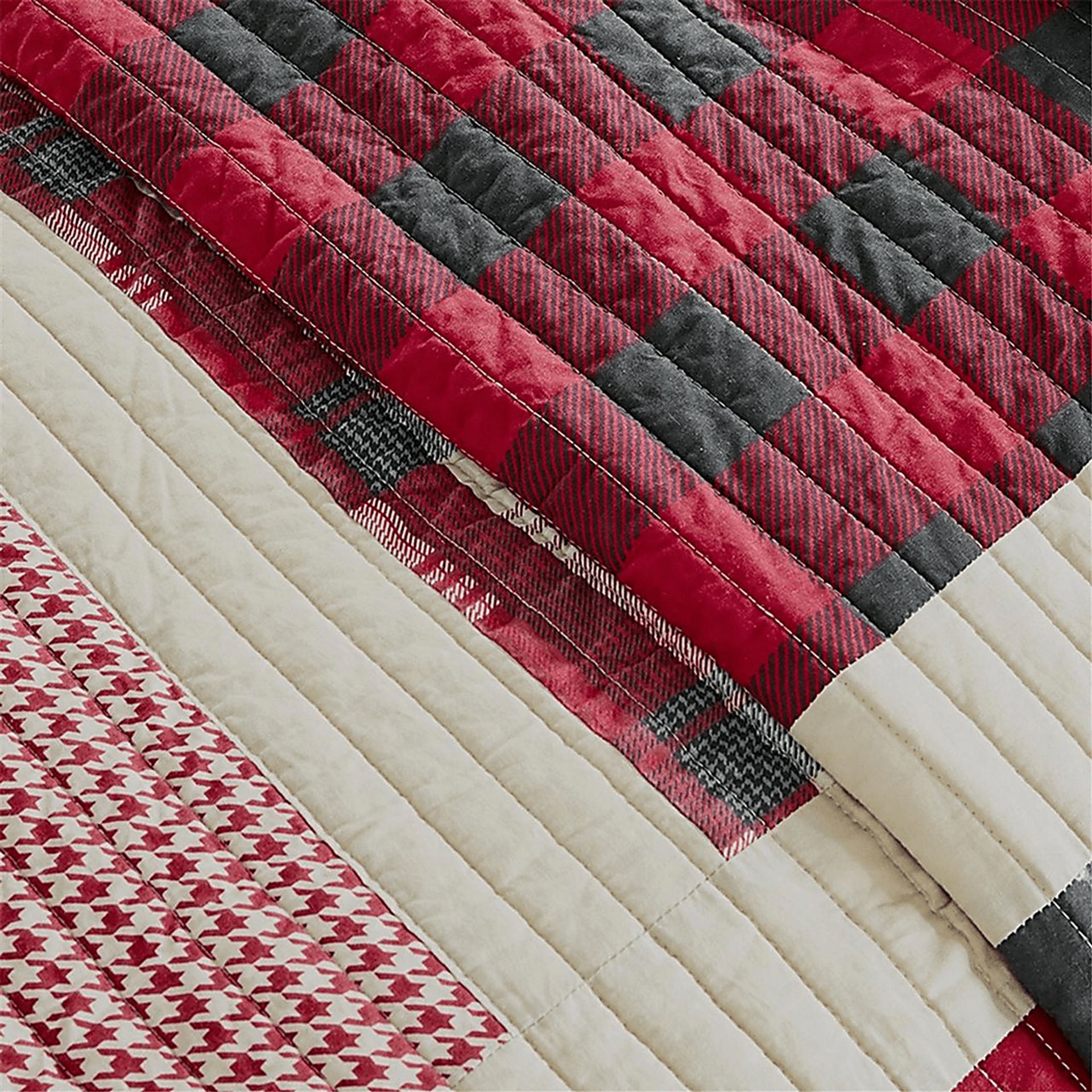 Blumentritt Red 3 Pc King/California King Quilt Set - Image 3
