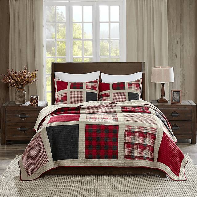 Blumentritt Red 3 Pc King/California King Quilt Set - Thumbnail - Image 1