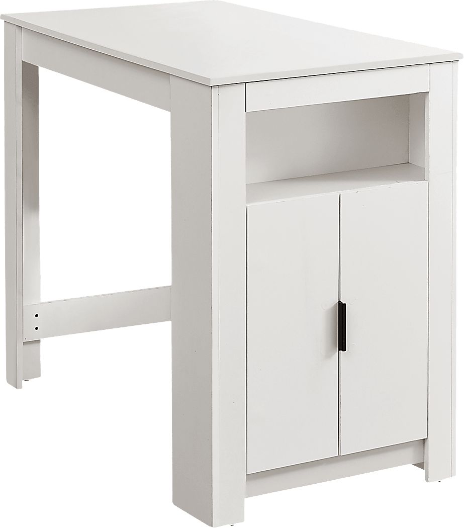Blusage White Counter Height Dining Table