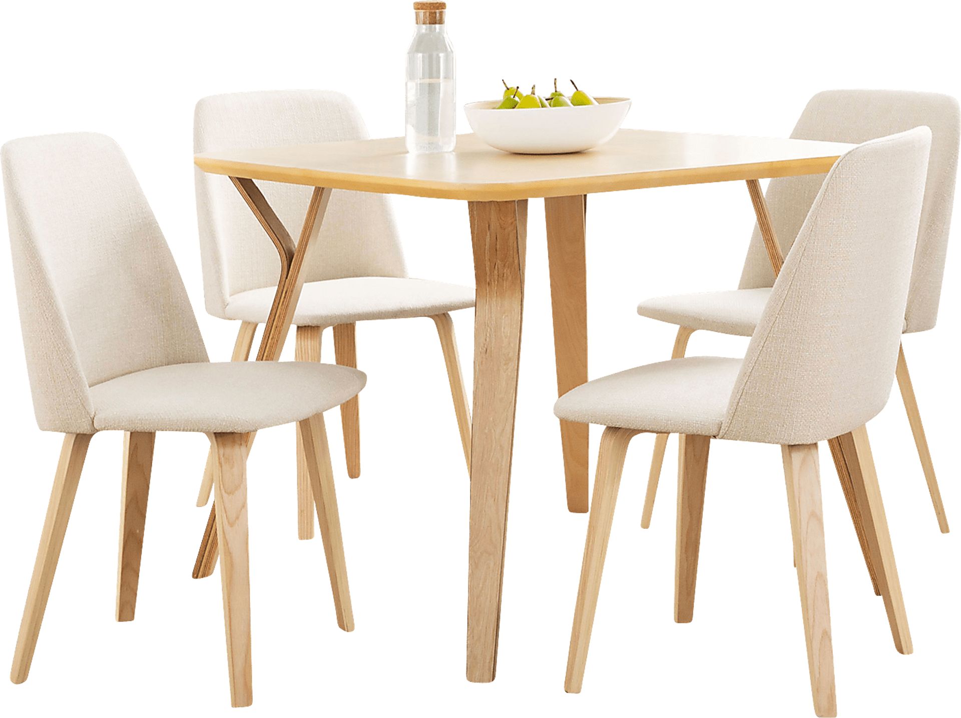 Bluum Cream 5 Pc Dining Set - Image 1