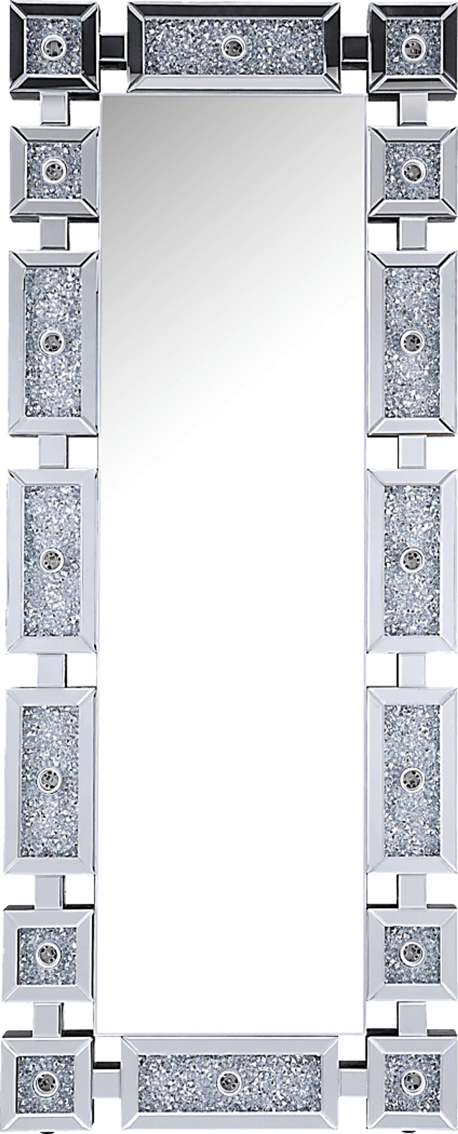 Boaires Silver Floor Mirror - Image 1