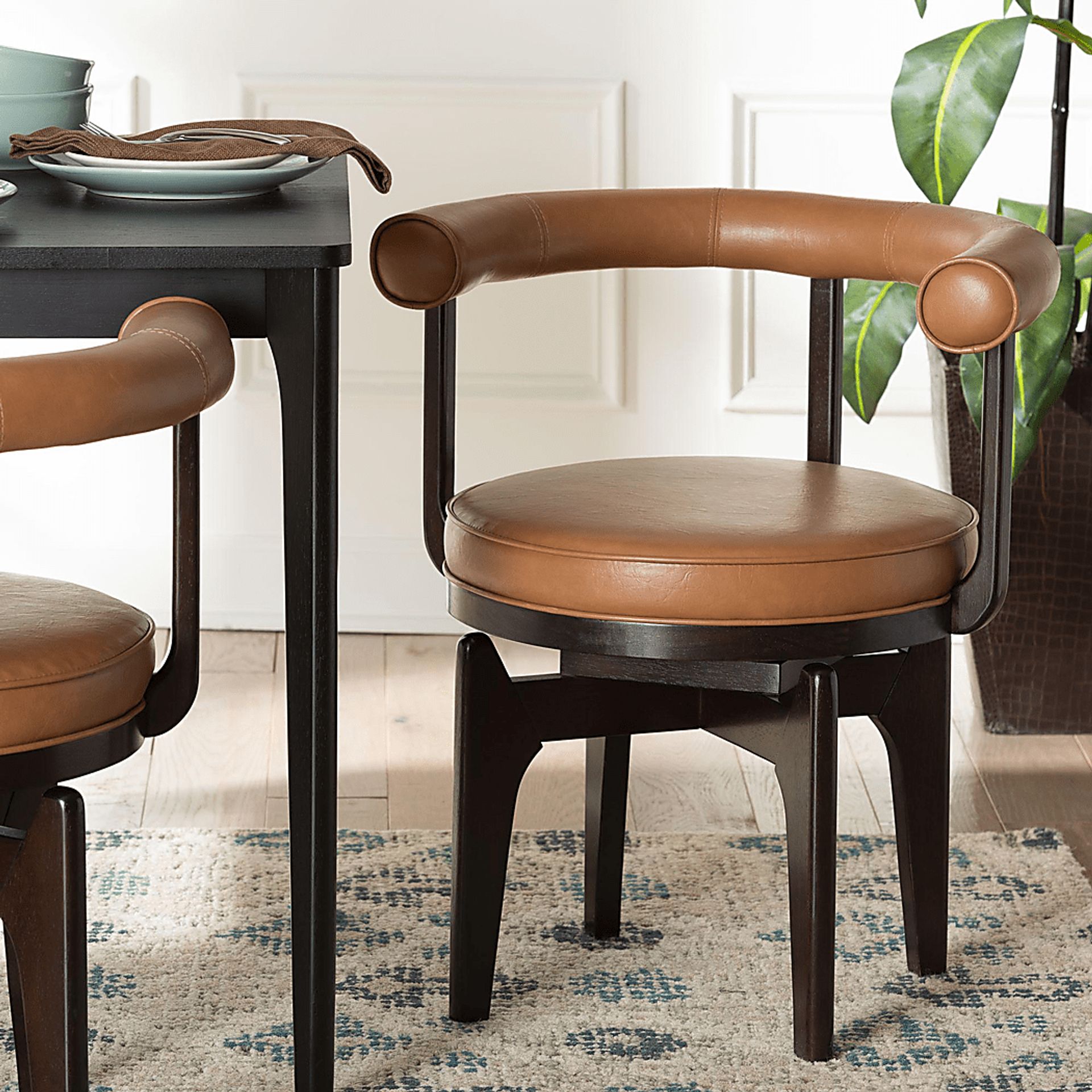 Boarcow Tan Arm Chair - Image 2