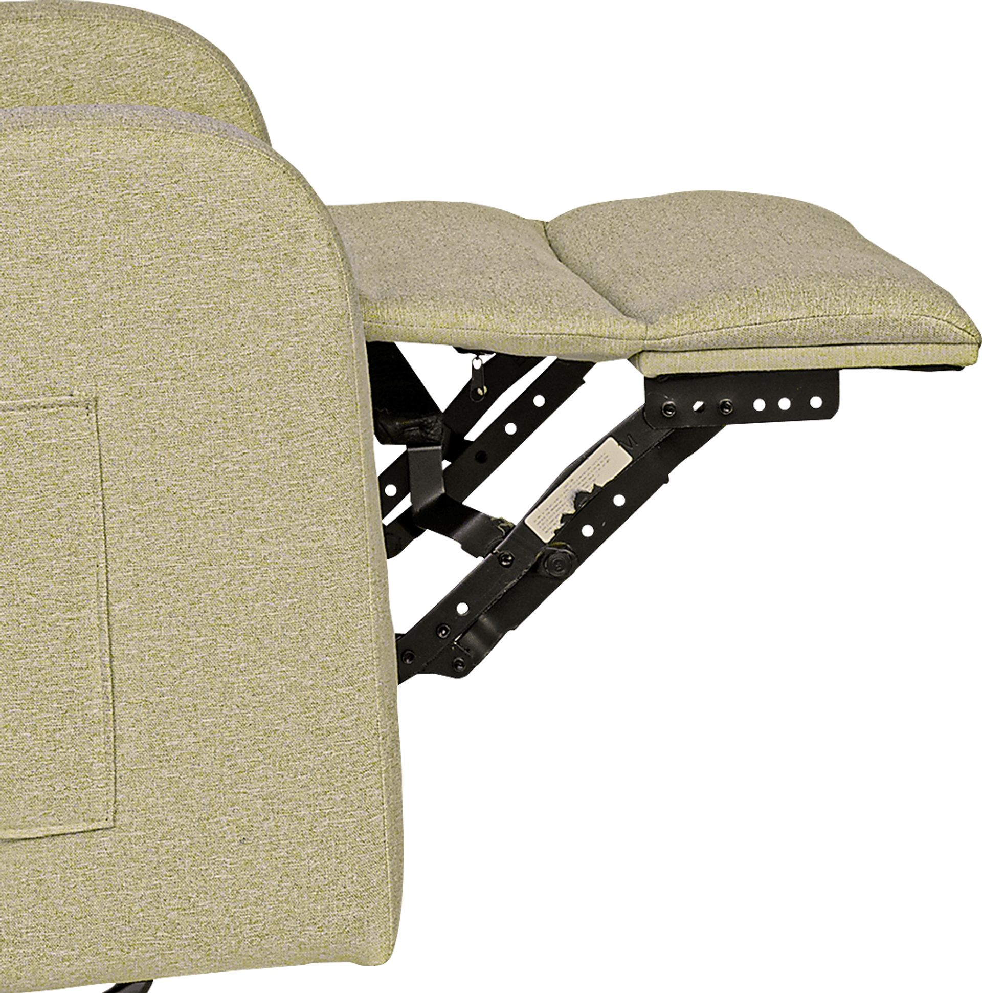 Boardew Beige Power Swivel Recliner - Image 7