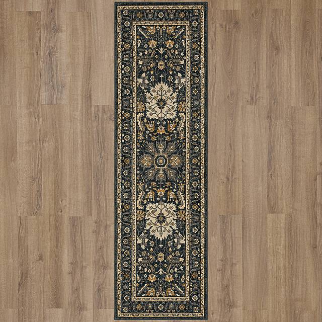 Bobby Berk Amara Blue 2'4 x 7'10 Runner Rug - Thumbnail - Image 2
