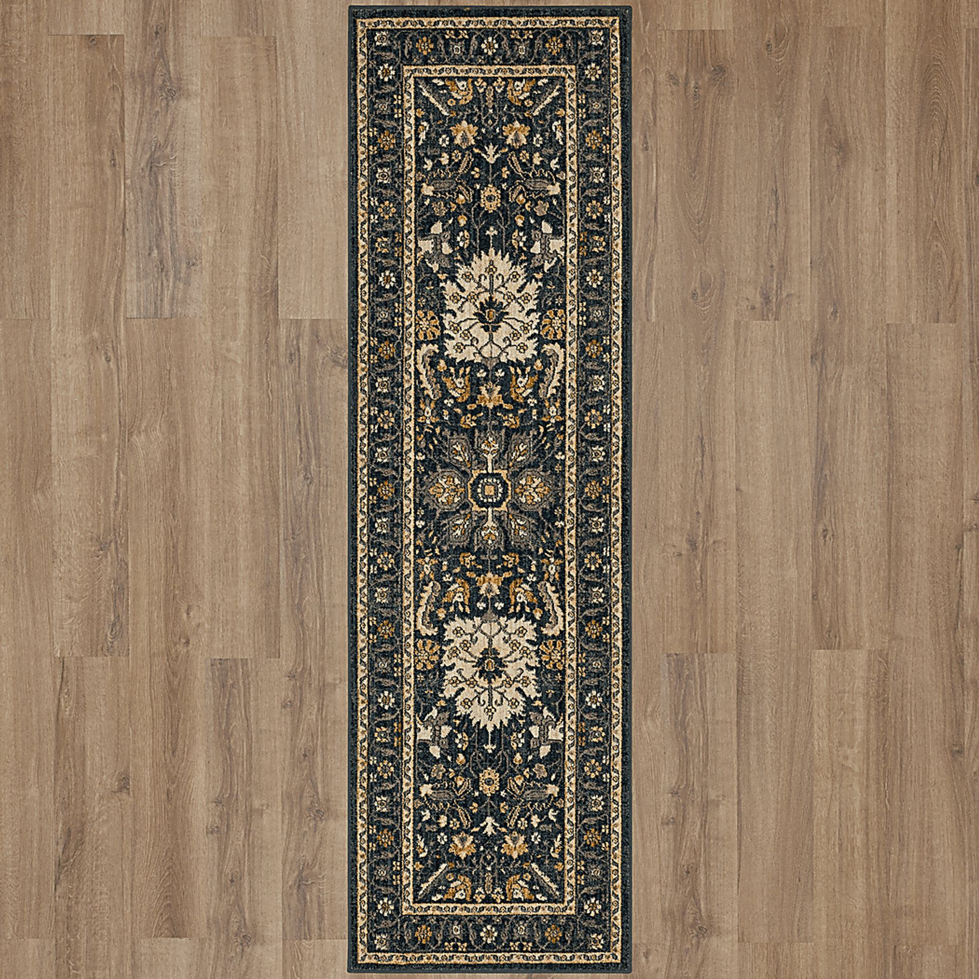 Bobby Berk Amara Blue 2'4 x 7'10 Runner Rug - Image 2
