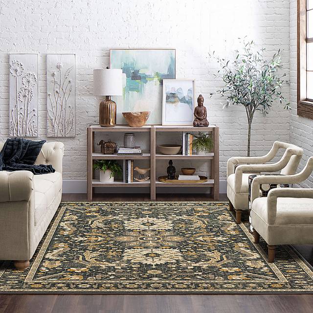Bobby Berk Amara Blue 5'3 x 7'10 Rug - Thumbnail - Image 2