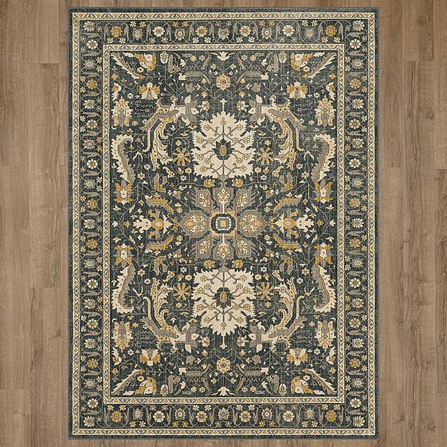 Bobby Berk Amara Blue 5'3 x 7'10 Rug - Thumbnail - Image 5