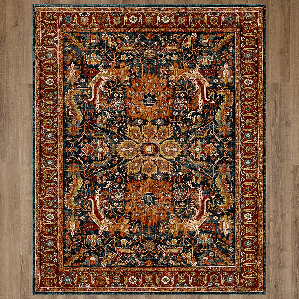 Bobby Berk Amara Red Rugs | Rooms to Go