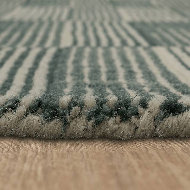 Bobby Berk Broken Stripe Blue 2' x 8' Runner Rug - Thumbnail - Image 9
