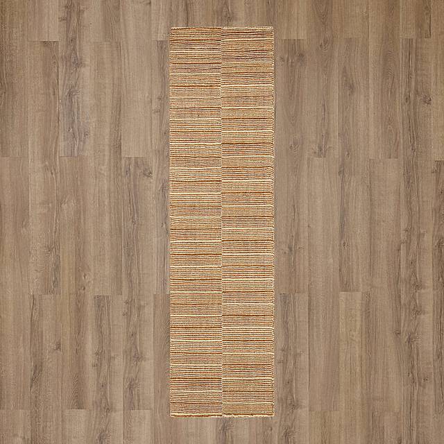 Bobby Berk Broken Stripe Brown 2' x 8' Runner Rug - Thumbnail - Image 4