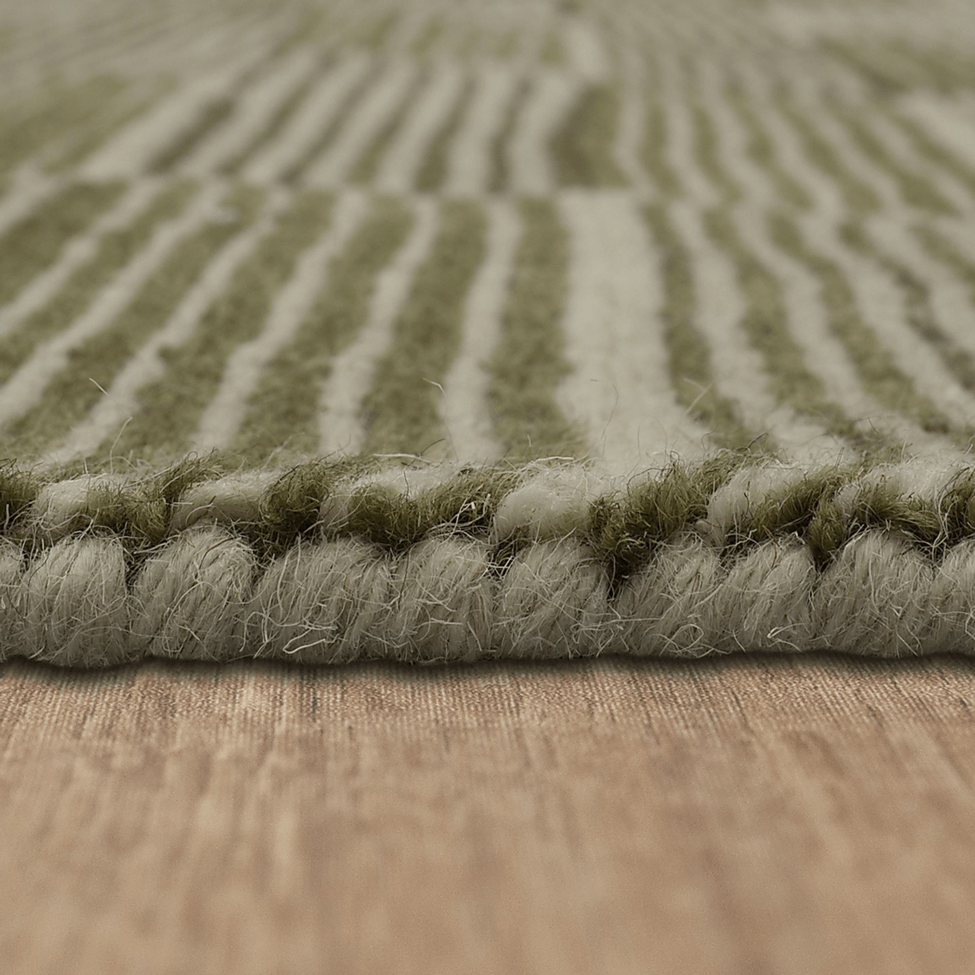 Bobby Berk Broken Stripe Green 2' x 8' Runner Rug - Image 5
