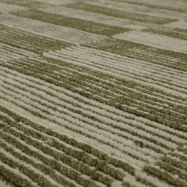 Bobby Berk Broken Stripe Green 2' x 8' Runner Rug - Thumbnail - Image 6