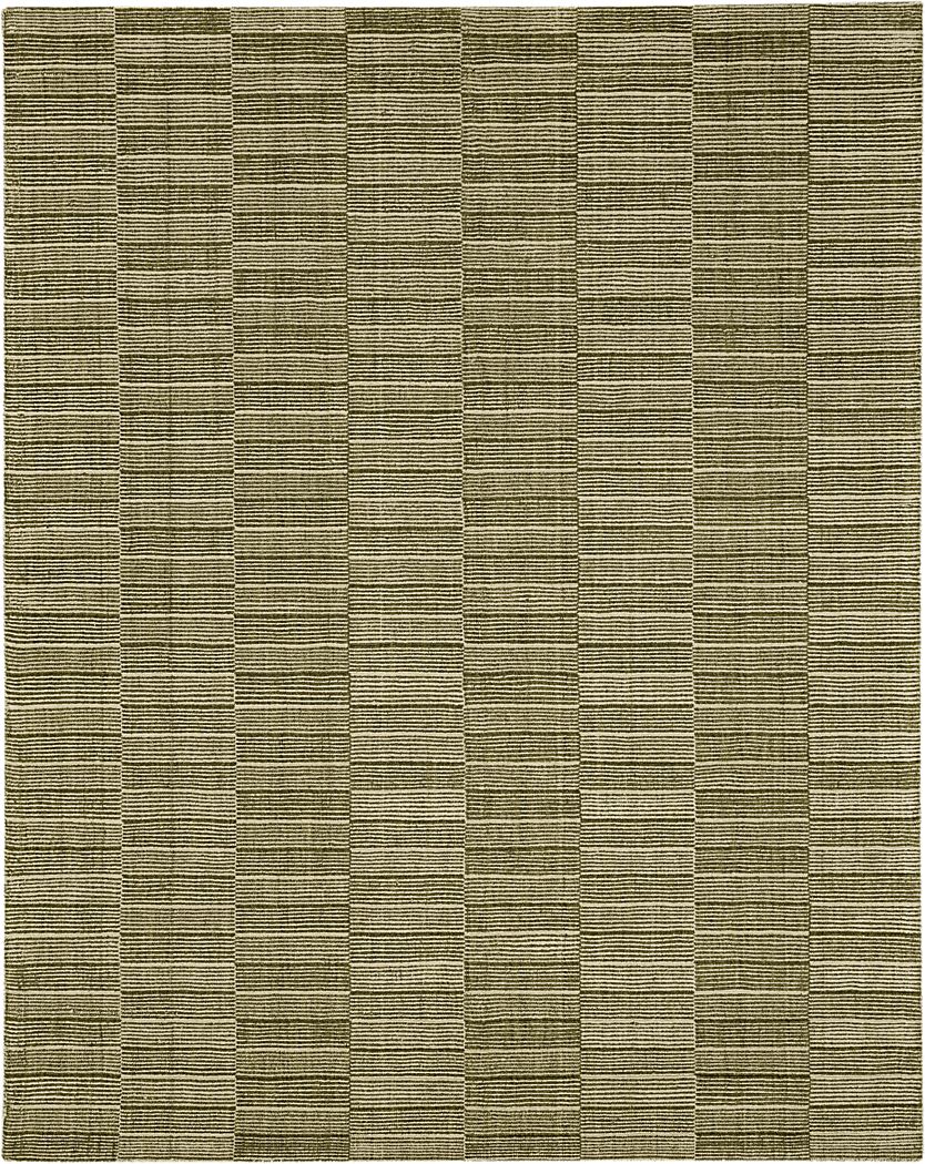 Bobby Berk Broken Stripe Green 5' x 8' Rug
