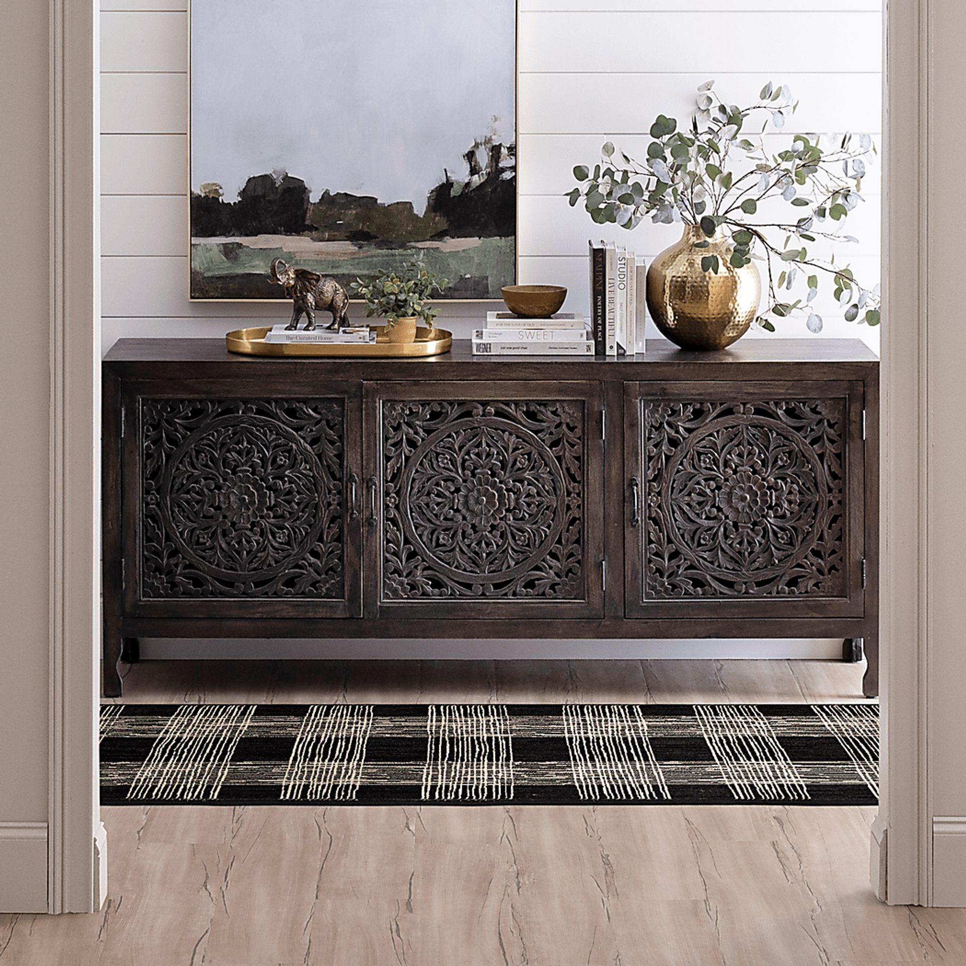 Bobby Berk Fontana Lane Black 2'4 x 7'10 Runner Rug - Image 2