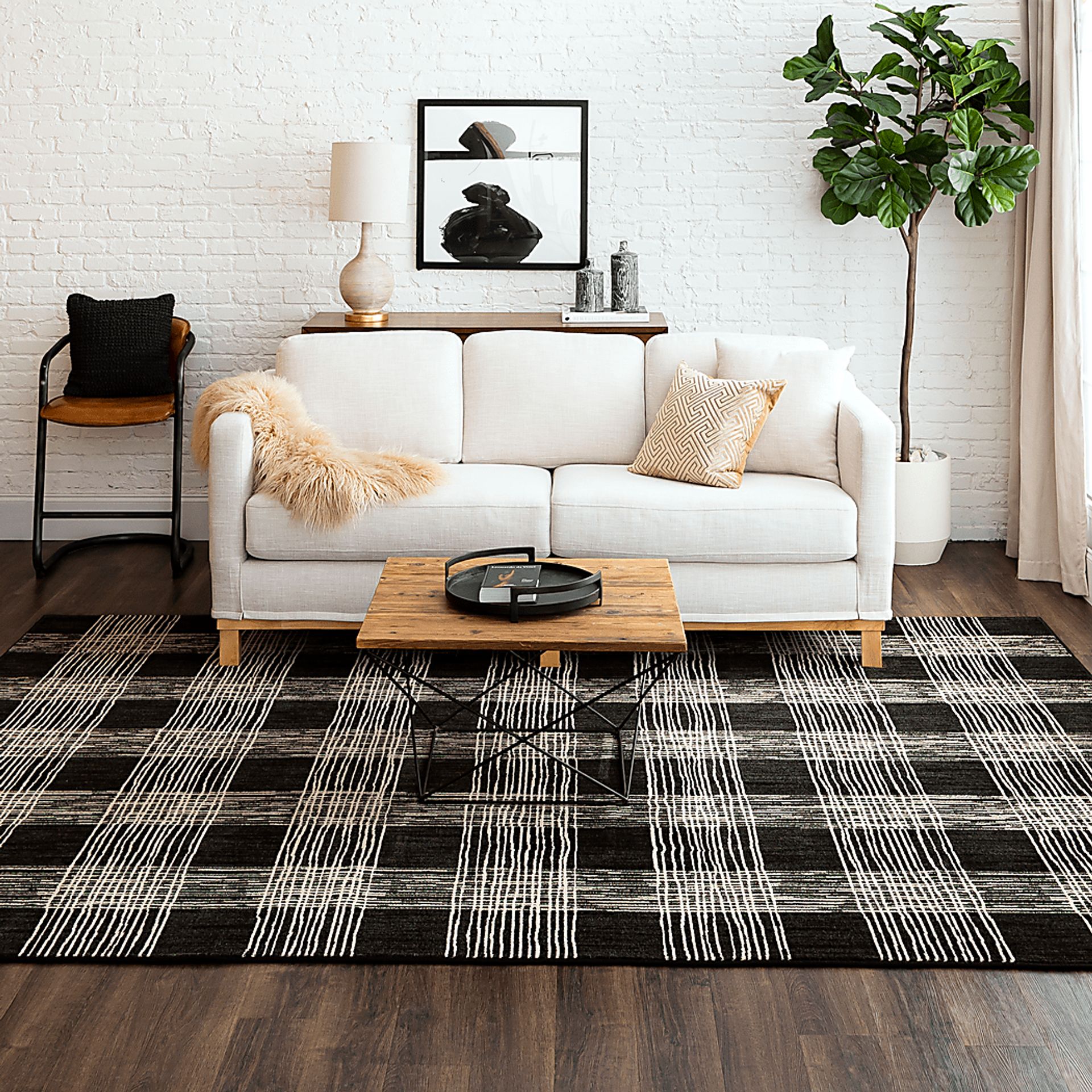 Bobby Berk Fontana Lane Black 5'3 x 7'10 Rug - Image 2