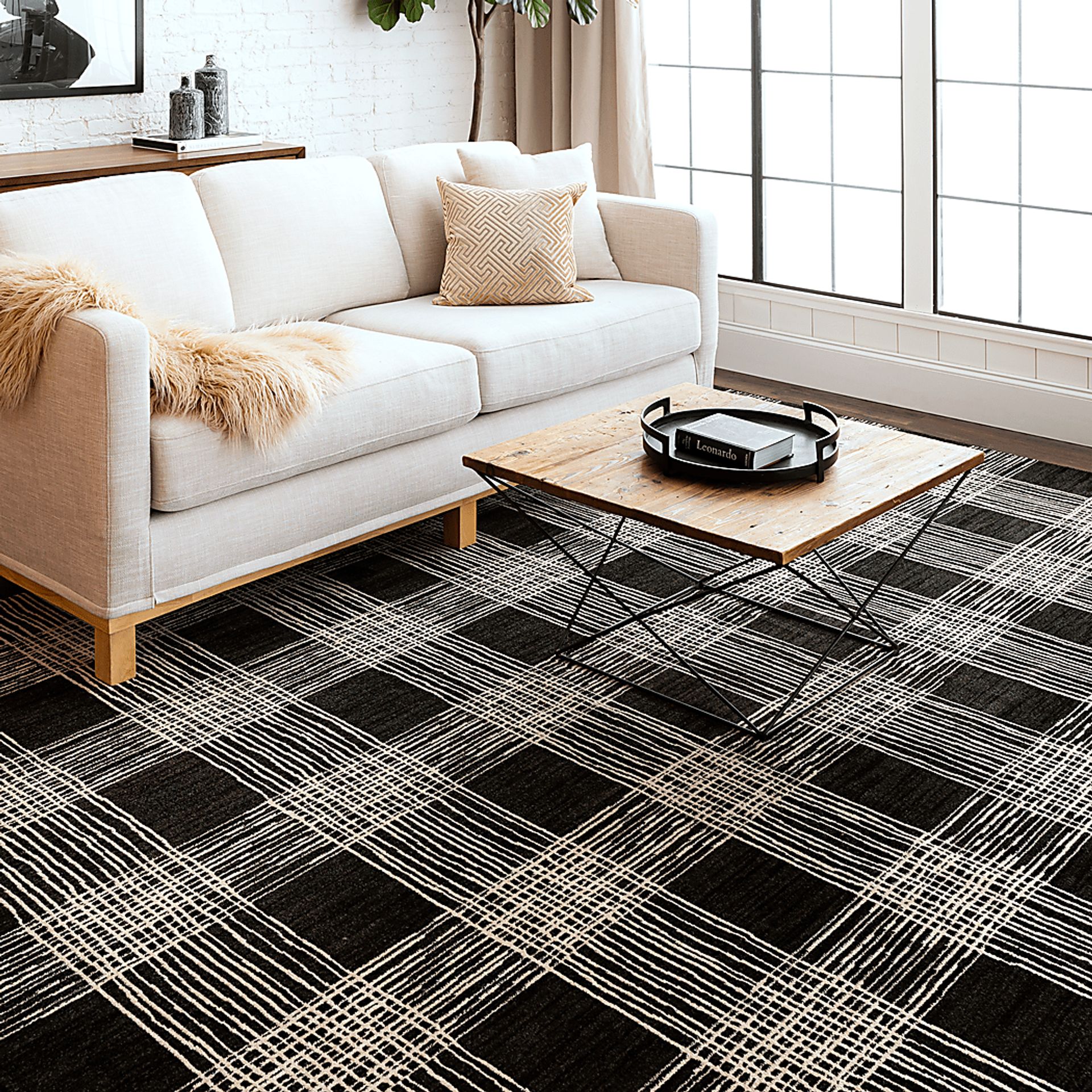 Bobby Berk Fontana Lane Black 5'3 x 7'10 Rug - Image 3