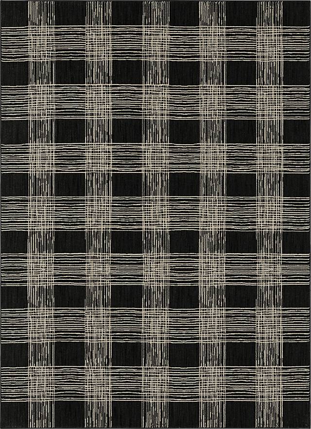 Bobby Berk Fontana Lane Black 8' x 11' Rug - Thumbnail - Image 1