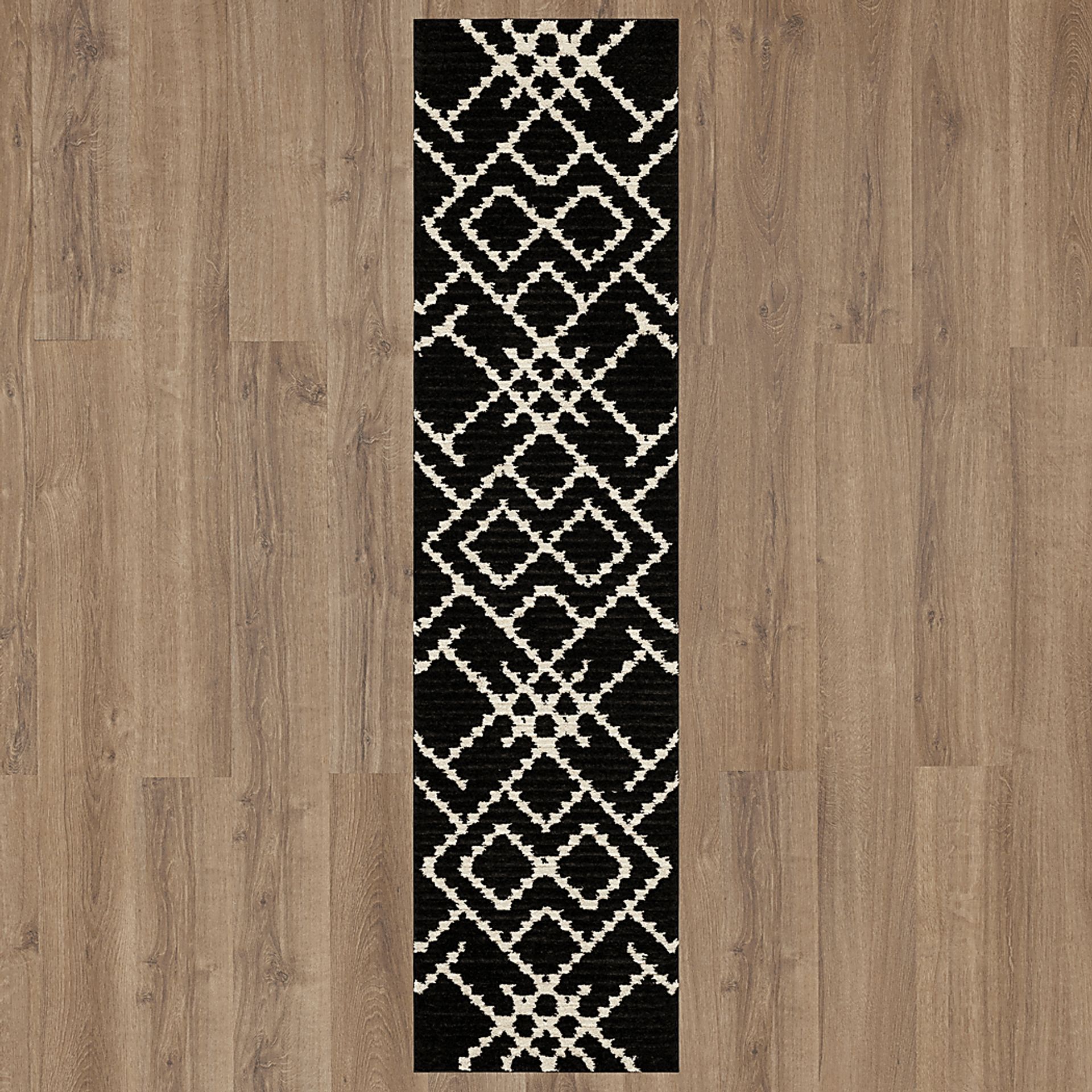 Bobby Berk Intersection Black 2' x 8' Runner Rug - Image 3