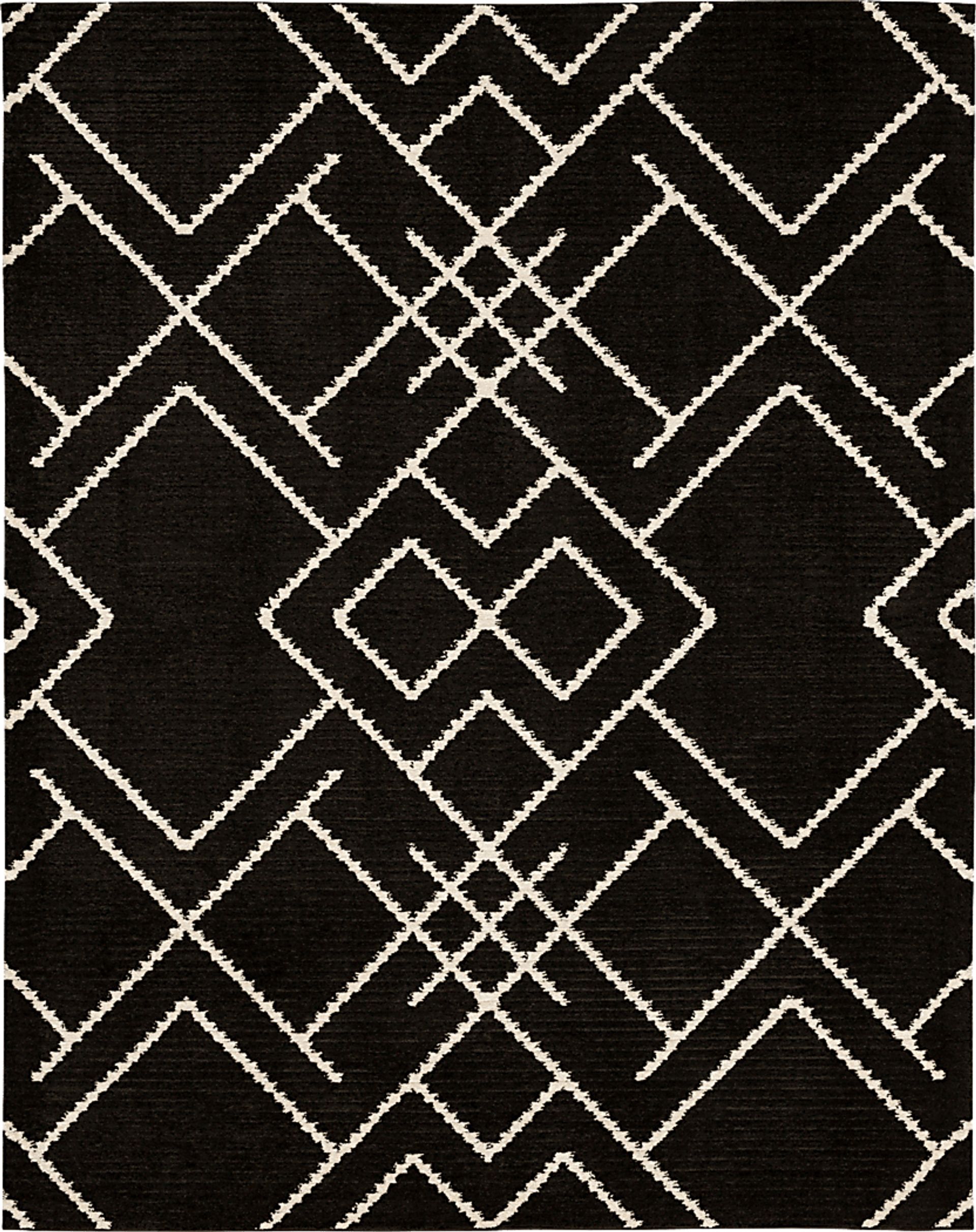 Bobby Berk Intersection Black 5' x 8' Rug - Image 1