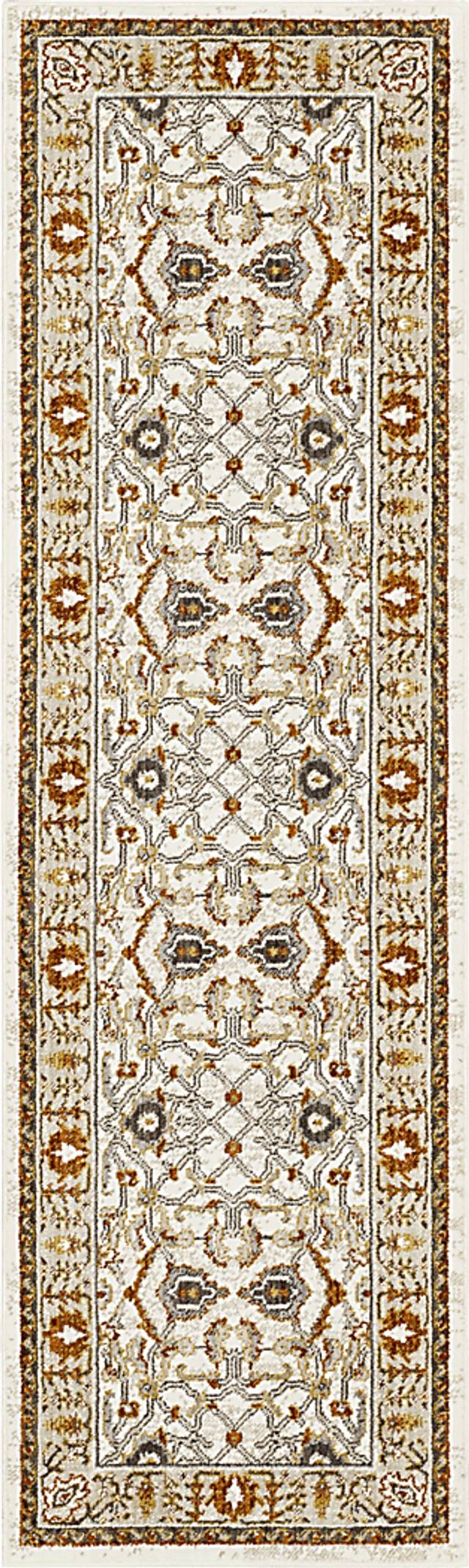 Bobby Berk Khamal Ivory 2'4 x 7'10 Runner Rug - Thumbnail - Image 1