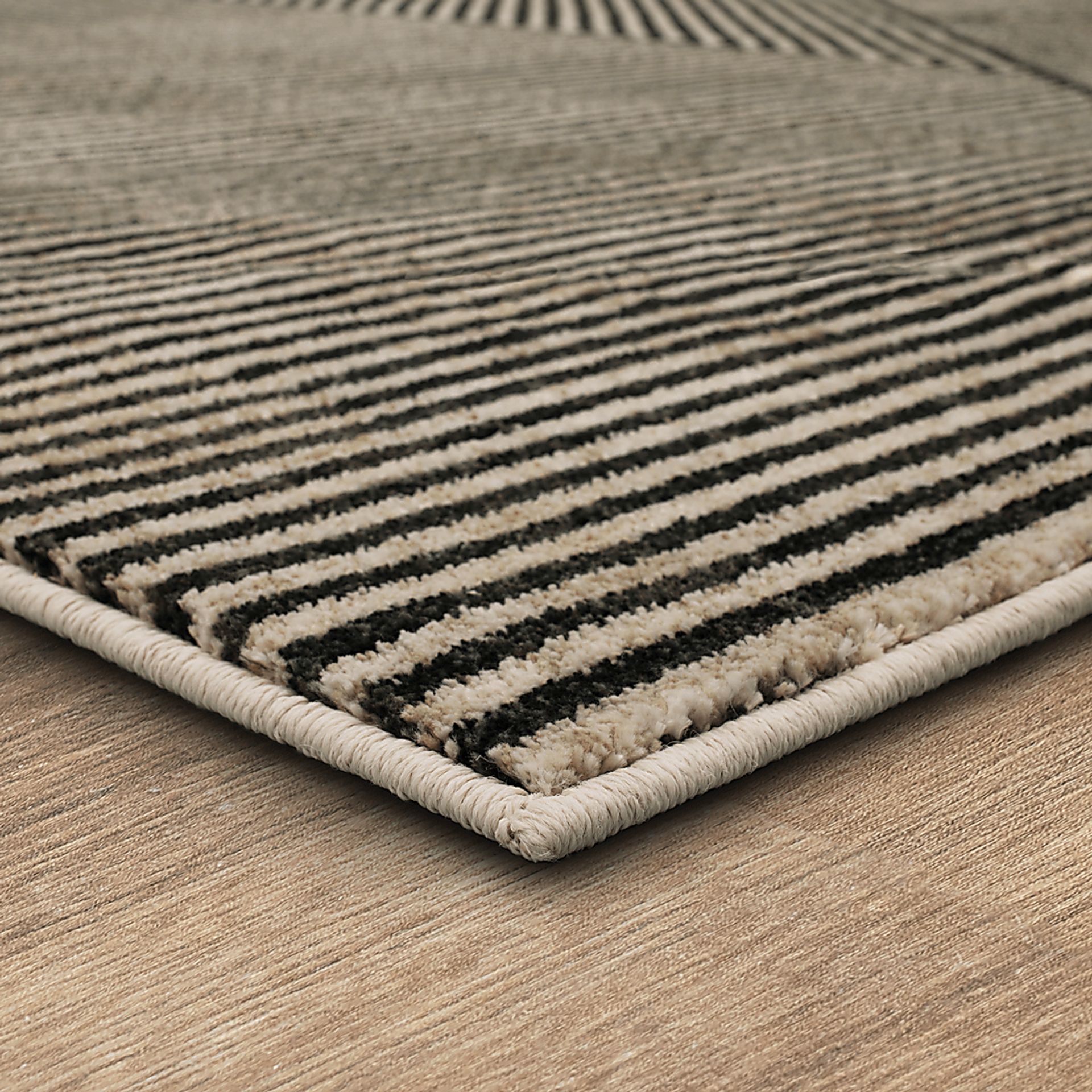 Bobby Berk Linea Black 5'3 x 7'10 Rug - Image 3