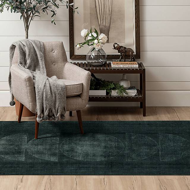 Bobby Berk Luna Sol Black 4' x 6' Rug - Thumbnail - Image 2