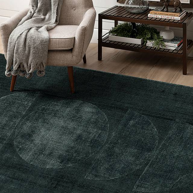 Bobby Berk Luna Sol Black 4' x 6' Rug - Thumbnail - Image 3