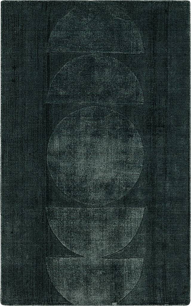 Bobby Berk Luna Sol Black 4' x 6' Rug - Thumbnail - Image 1