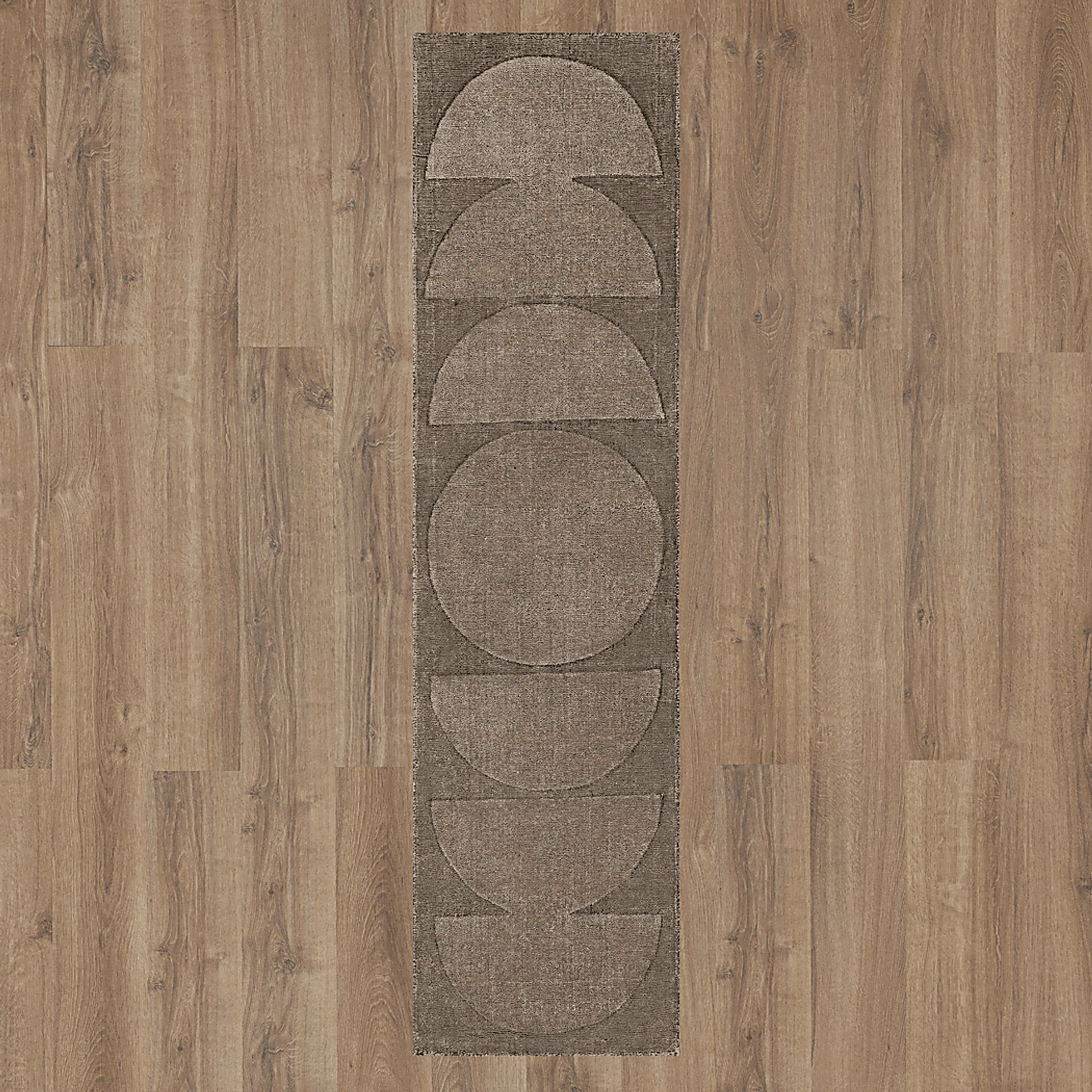 Bobby Berk Luna Sol Brown 2' x 8' Runner Rug - Image 3
