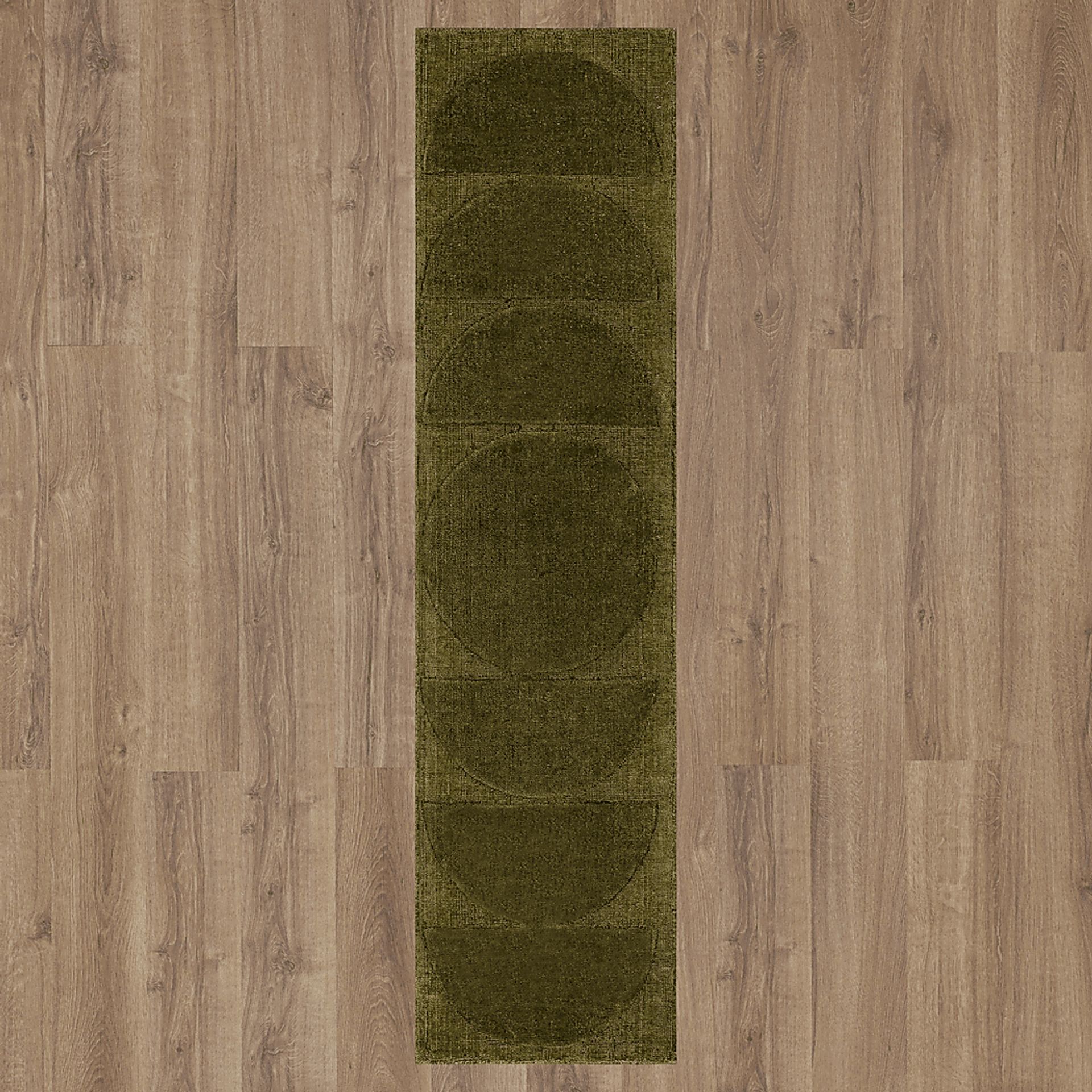 Bobby Berk Luna Sol Green 2' x 8' Runner Rug - Image 3