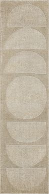 Bobby Berk Luna Sol Ivory 2' x 8' Runner Rug