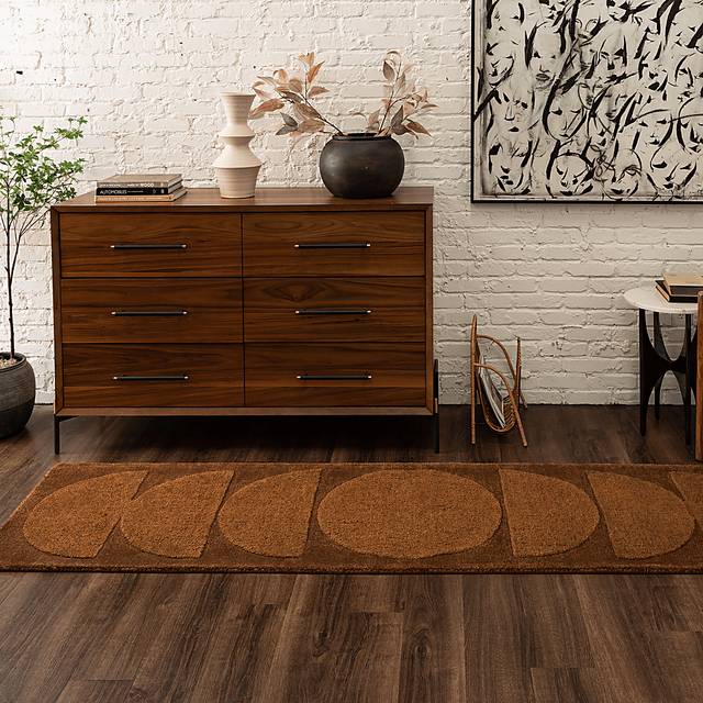 Bobby Berk Luna Sol Red 2' x 8' Runner Rug - Thumbnail - Image 2