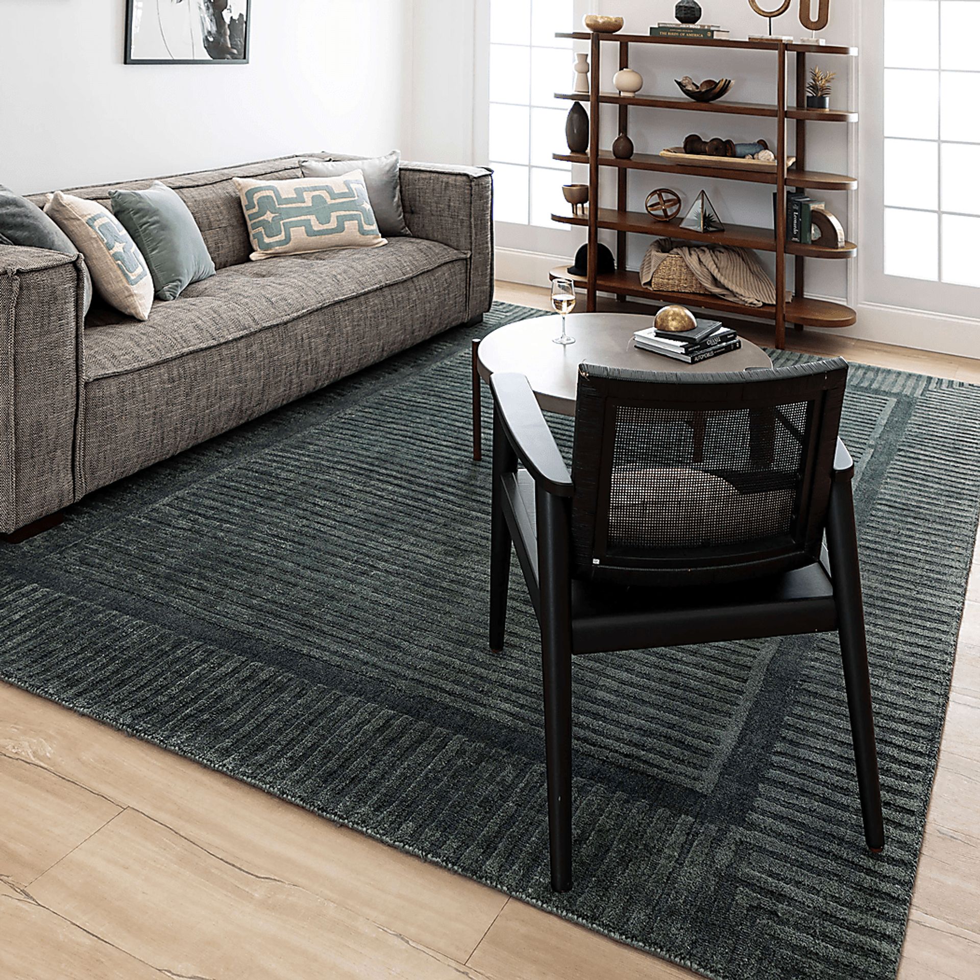 Bobby Berk Terra Firma Blue 4' x 6' Rug - Image 2