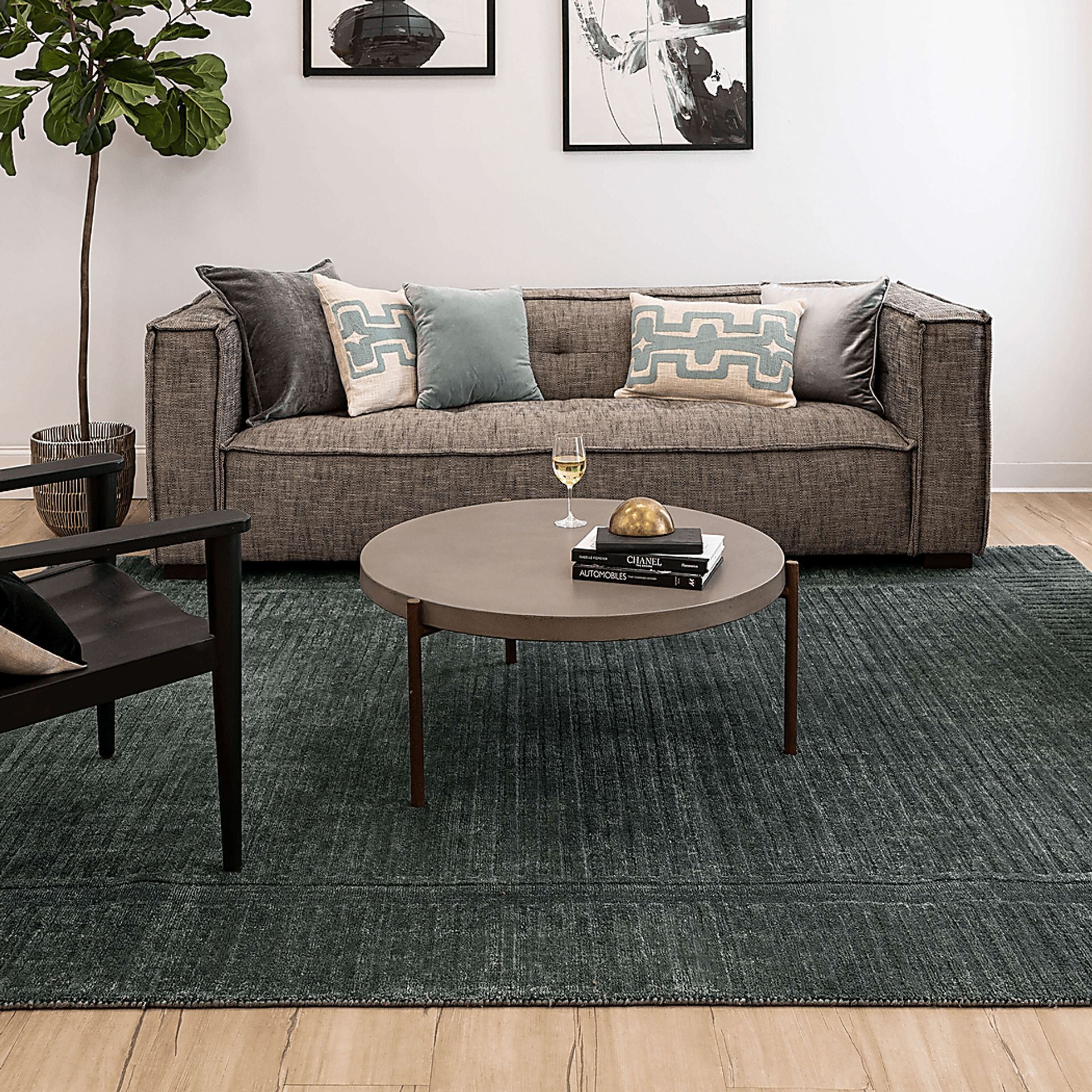 Bobby Berk Terra Firma Blue 4' x 6' Rug - Image 3