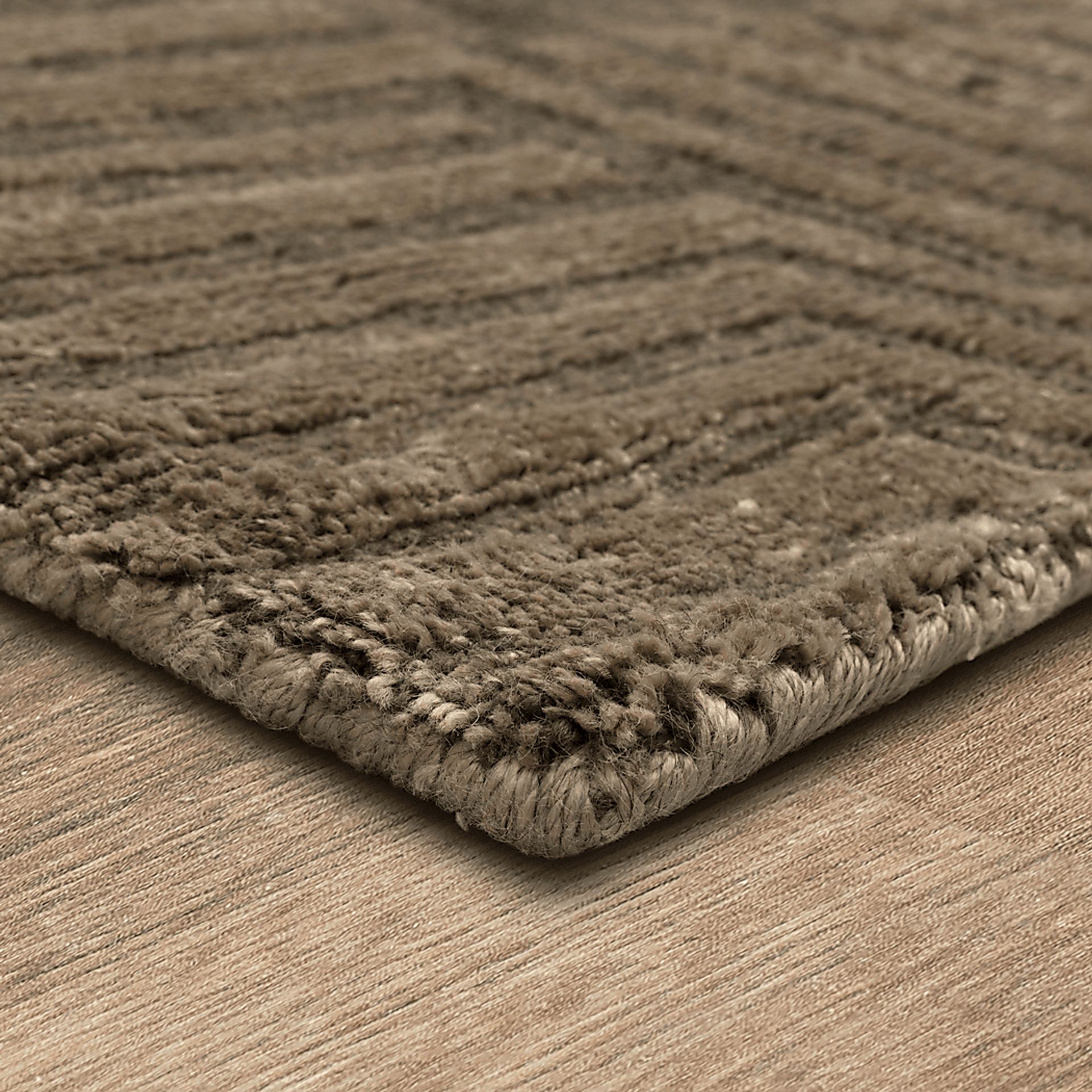 Bobby Berk Terra Firma Brown 2' x 8' Runner Rug - Image 4