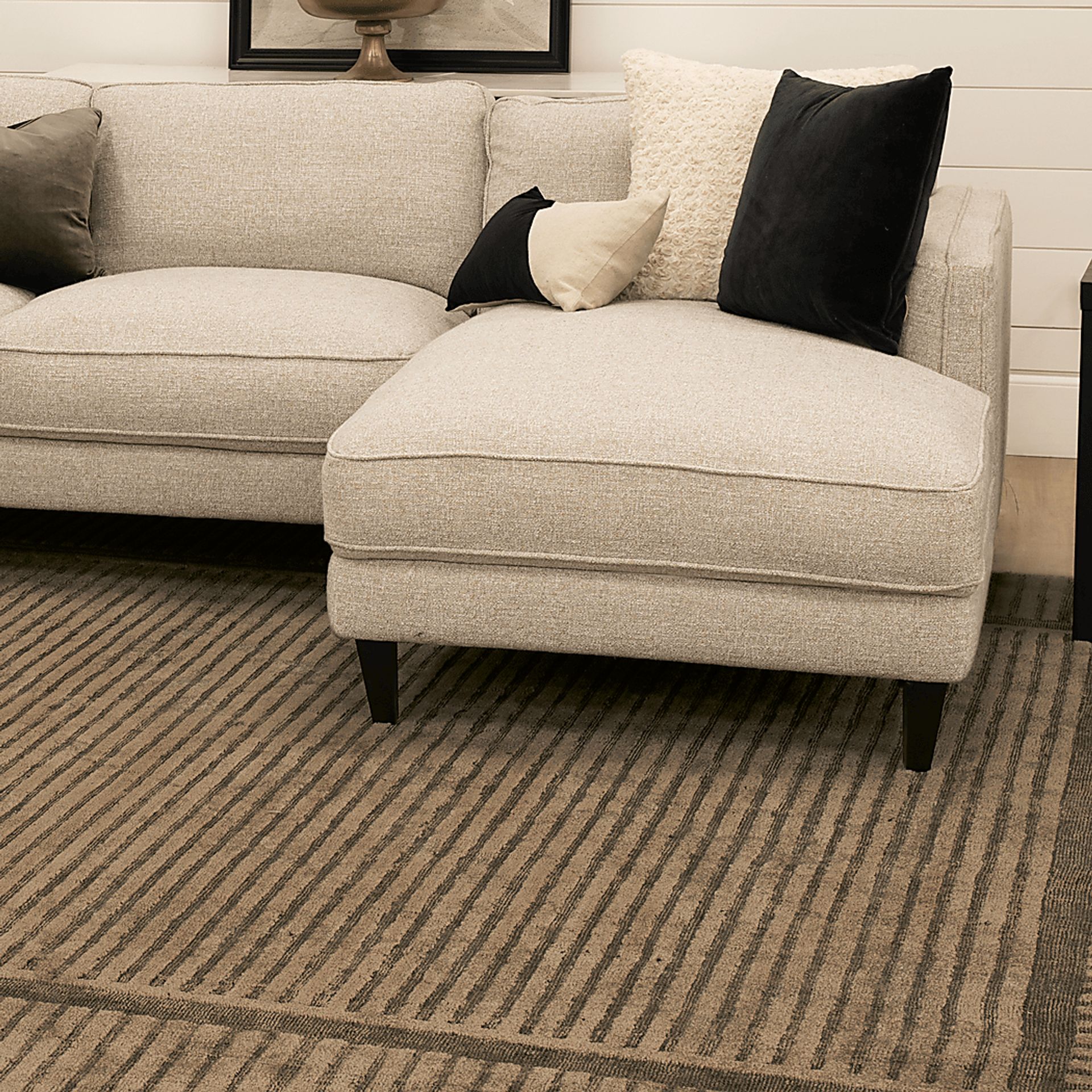 Bobby Berk Terra Firma Brown 4' x 6' Rug - Image 3