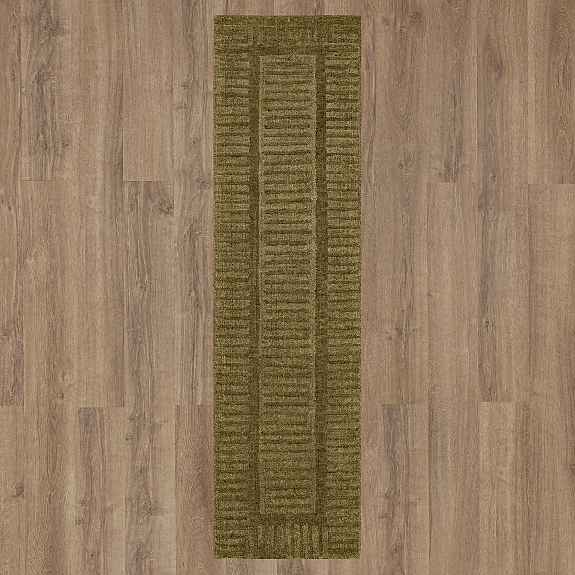 Bobby Berk Terra Firma Green 2' x 8' Runner Rug - Image 3