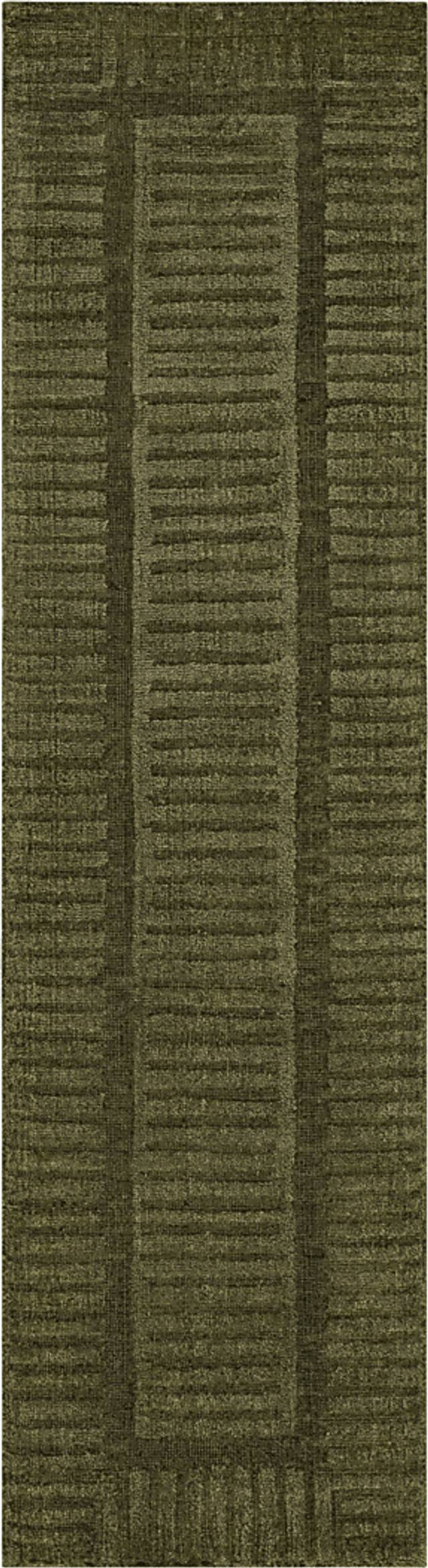Bobby Berk Terra Firma Green 2' x 8' Runner Rug - Thumbnail - Image 1