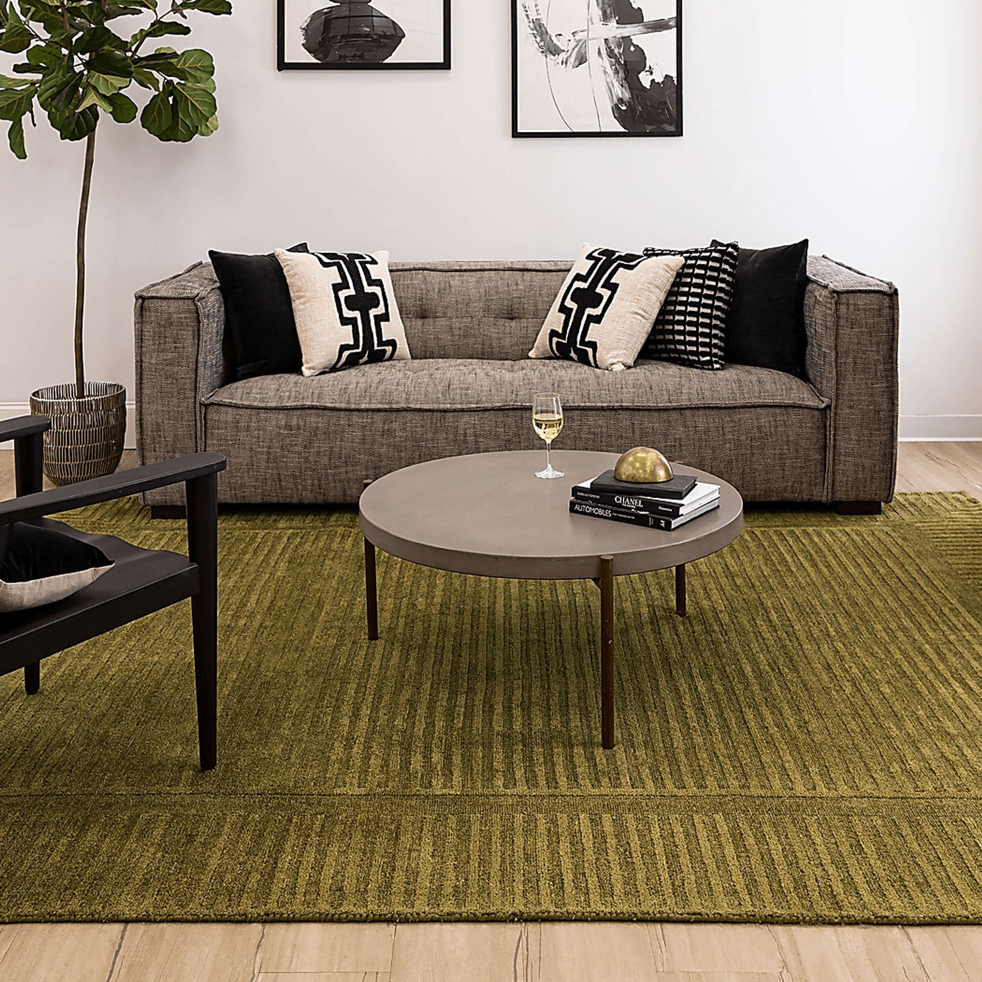 Bobby Berk Terra Firma Green 4' x 6' Rug - Image 2