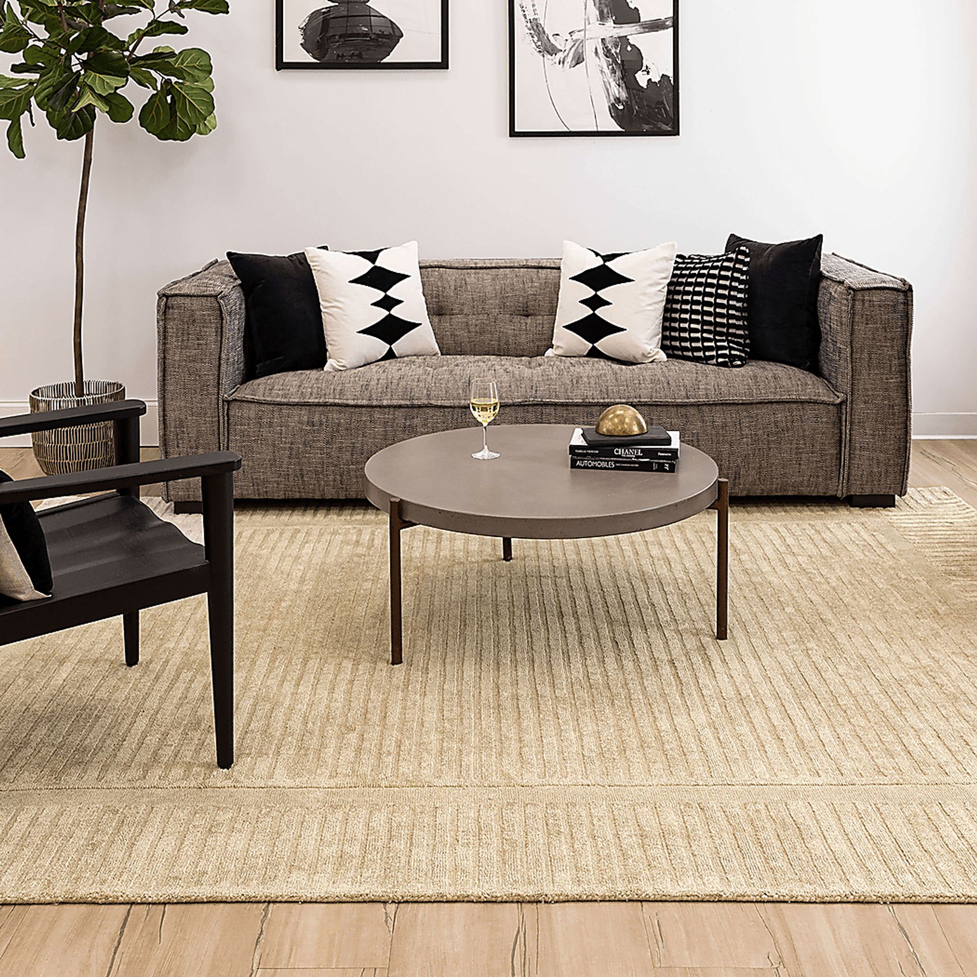 Bobby Berk Terra Firma Ivory 4' x 6' Rug - Image 2