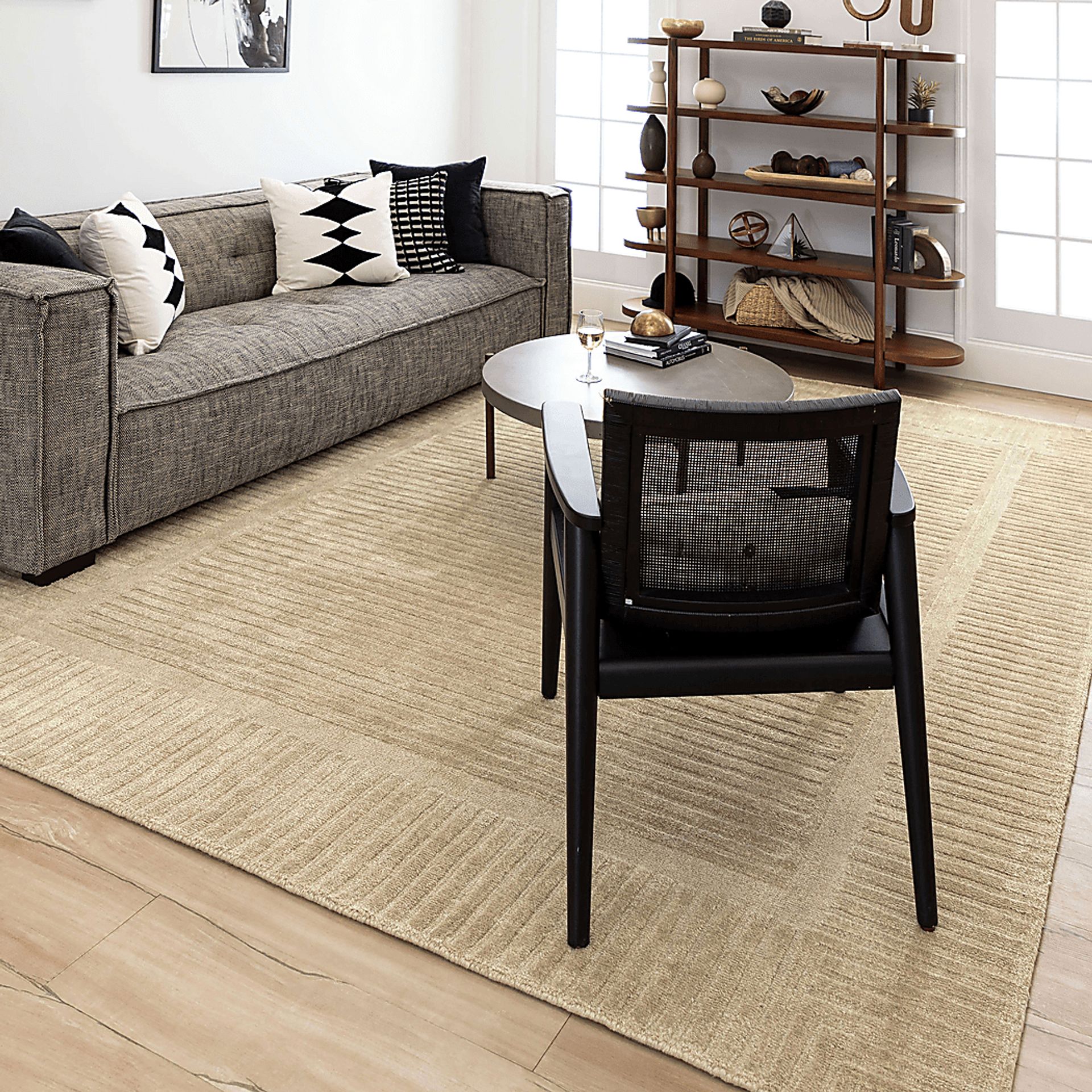 Bobby Berk Terra Firma Ivory 4' x 6' Rug - Image 3