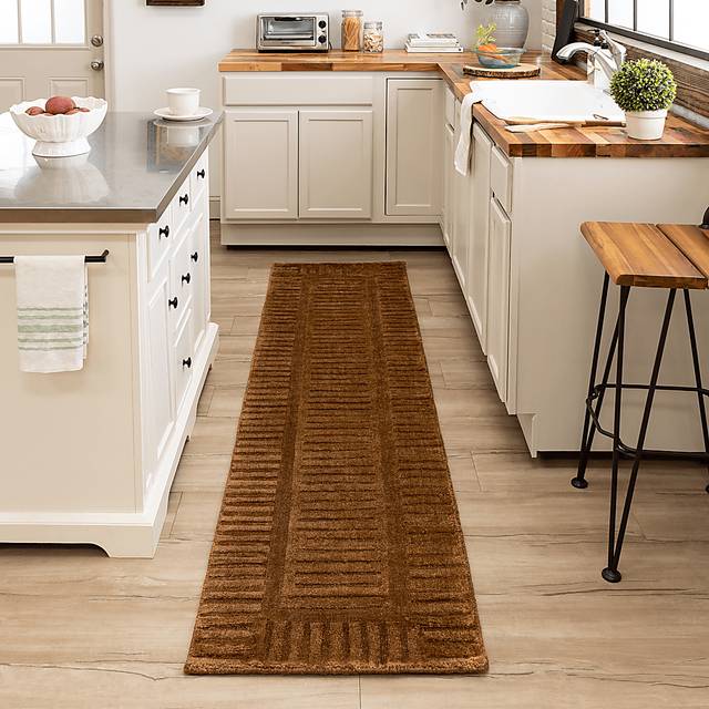 Bobby Berk Terra Firma Rust 2' x 8' Runner Rug - Thumbnail - Image 2