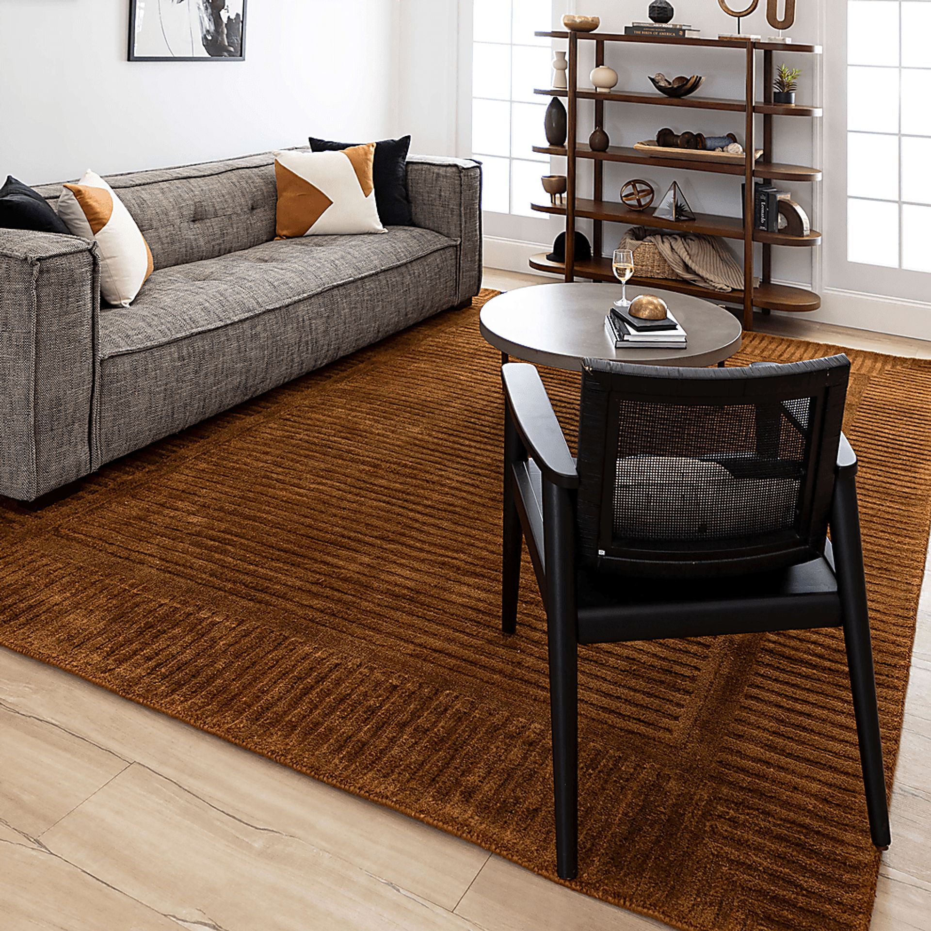 Bobby Berk Terra Firma Rust 4' x 6' Rug - Image 2