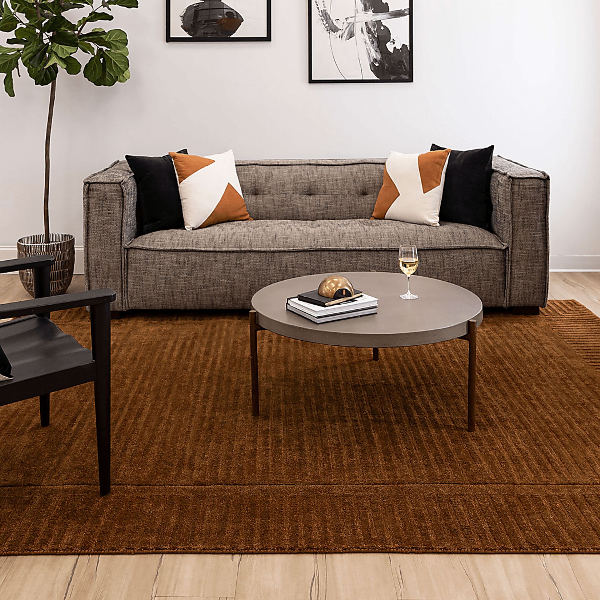 Bobby Berk Terra Firma Rust 4' x 6' Rug - Image 3