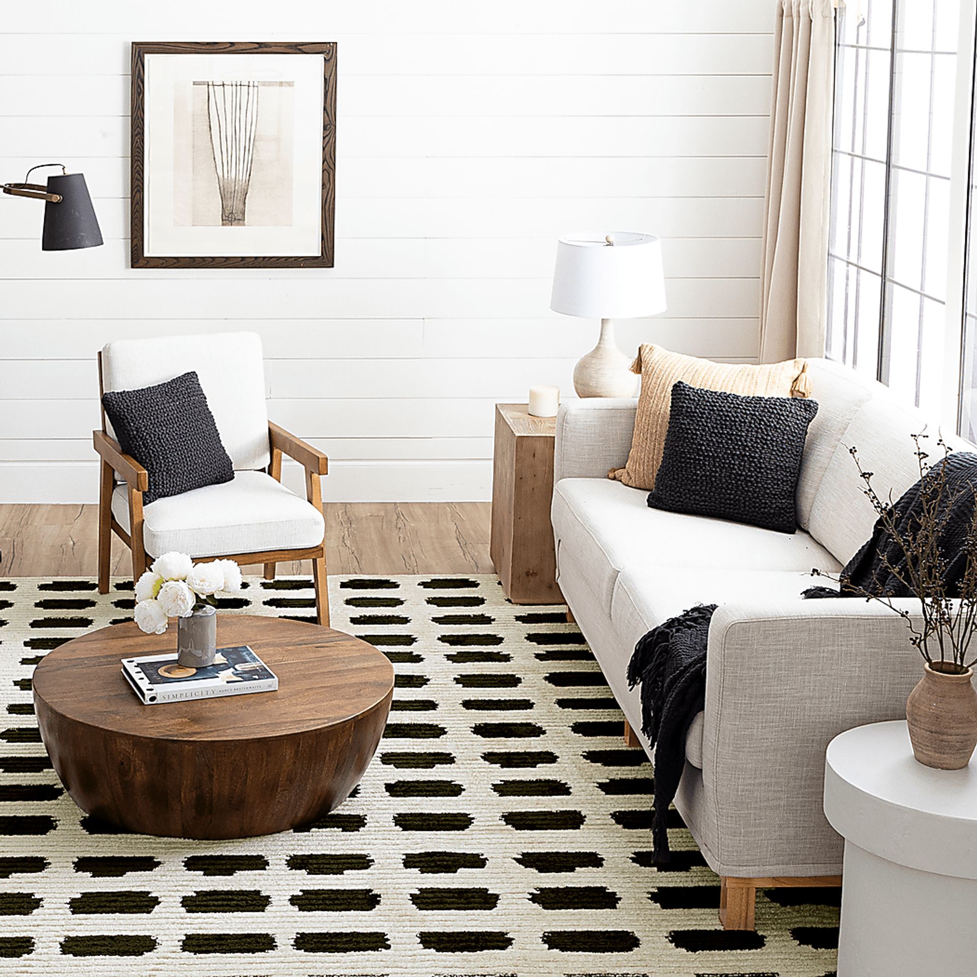 Bobby Berk Traverse Black 5' x 8' Rug - Image 3