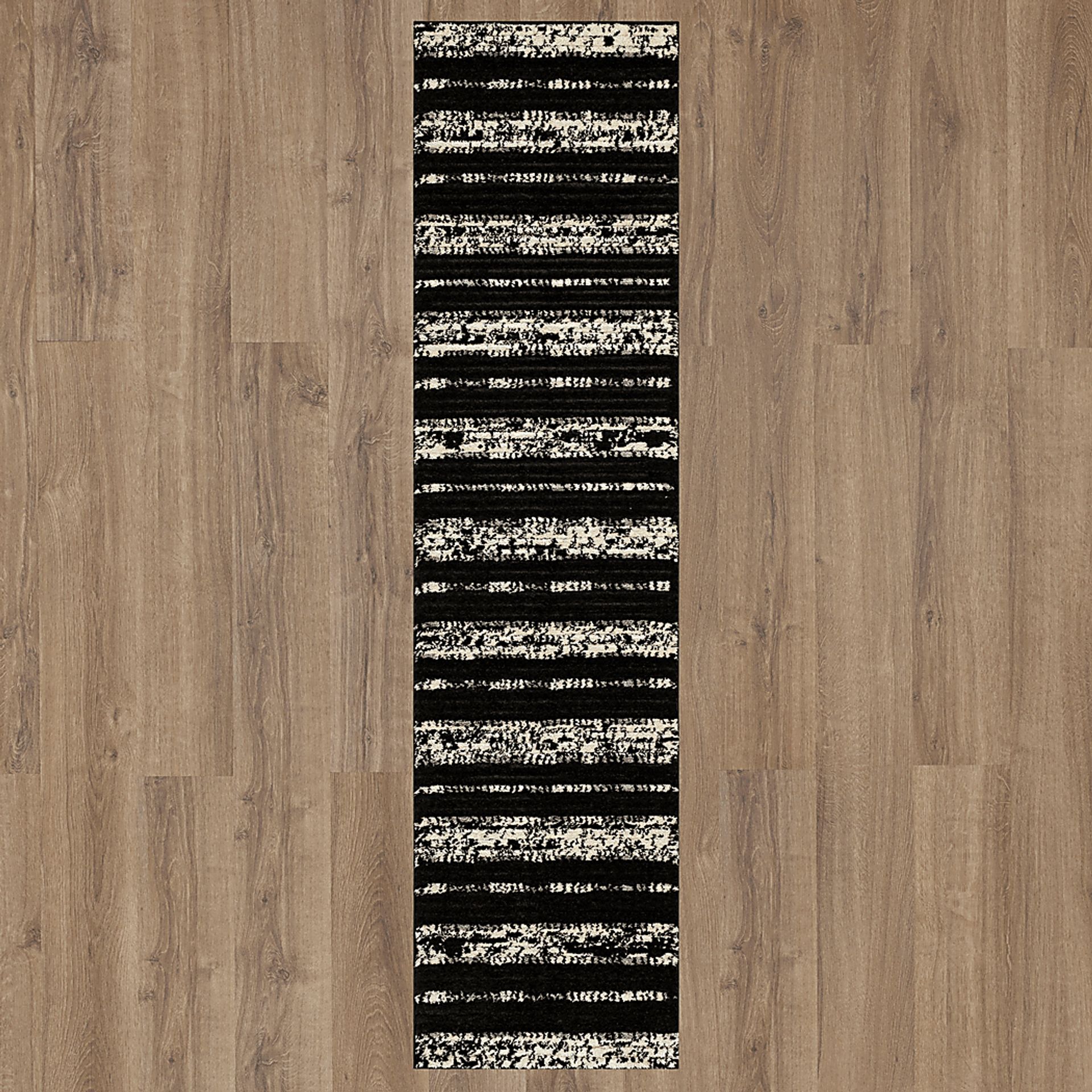 Bobby Berk Traverse Lanes Black 2' x 8' Runner Rug - Image 3